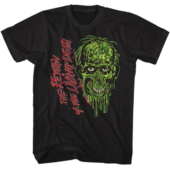 RETURN OF THE LIVING DEAD ROTLD TARMAN AND LOGO S T-Shirt in Black