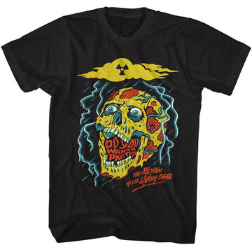 RETURN OF THE LIVING DEAD ROTLD DO YOU WANNA PARTY S T-Shirt in Black
