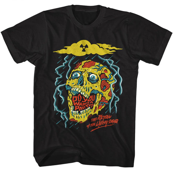 RETURN OF THE LIVING DEAD ROTLD DO YOU WANNA PARTY S T-Shirt in Black