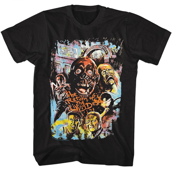 RETURN OF THE LIVING DEAD ROTLD JOE K ART S T-Shirt in Black