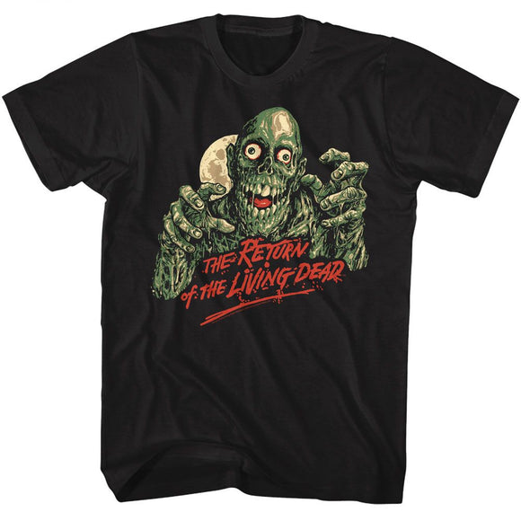 RETURN OF THE LIVING DEAD ROTLD ZOMBIE MOON 2 S T-Shirt in Black