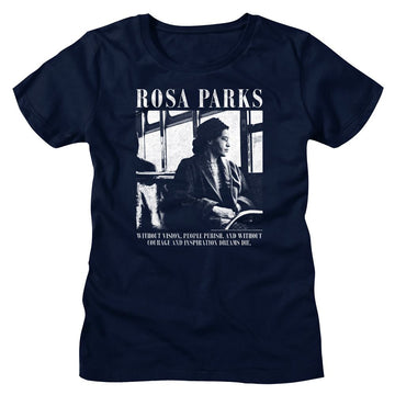 ROSA PARKS VISION AND COURAGE LADIES S T-Shirt in NAVY