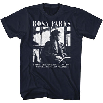 ROSA PARKS VISION AND COURAGE S T-Shirt in NAVY