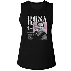 ROSA PARKS MODEL FOR OTHERS LADIES MUSCLE TANK S T-Shirt in Black