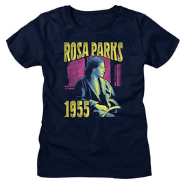 ROSA PARKS BRIGHT LADIES S T-Shirt in NAVY