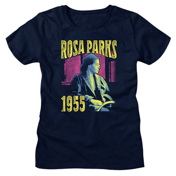 ROSA PARKS BRIGHT LADIES S T-Shirt in NAVY
