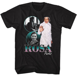 ROSA PARKS ROSA COLLAGE S T-Shirt in Black