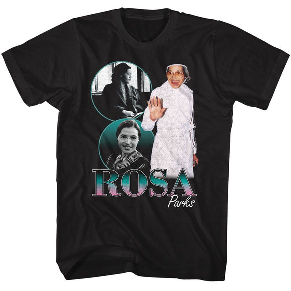 ROSA PARKS ROSA COLLAGE S T-Shirt in Black