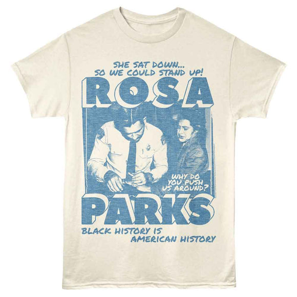 ROSA PARKS SHE SAT DOWN S T-Shirt in Natural