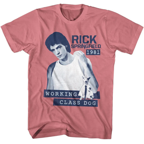 Rick Springfield Working Class Dog Mauvelous Adult T-Shirt