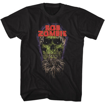 ROB ZOMBIE COFFIN ZOMBIE S T-Shirt in Black