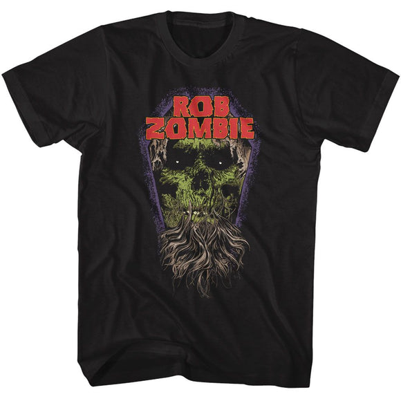 ROB ZOMBIE COFFIN ZOMBIE S T-Shirt in Black