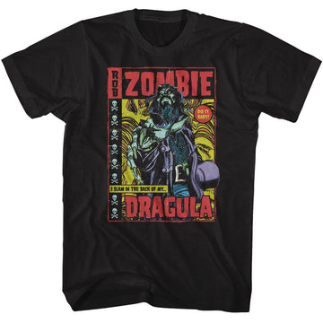 ROB ZOMBIE DRAGULA COMIC S T-Shirt in Black