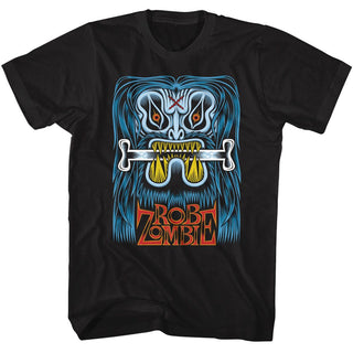 Rob Zombie Rob Zombie Blue Beast Adult T-Shirts