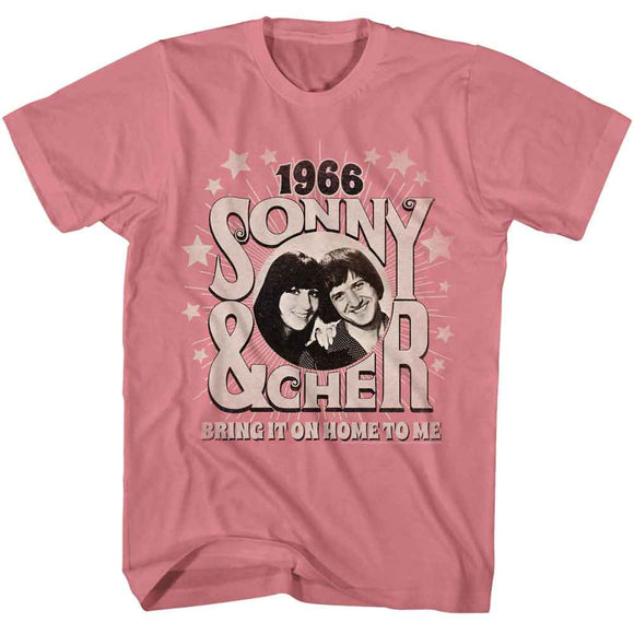 Sonny and Cher Bring It On Home Mauvelous Adult T-Shirt