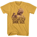 REDD FOXX SHOE SIZE S T-Shirt in Ginger