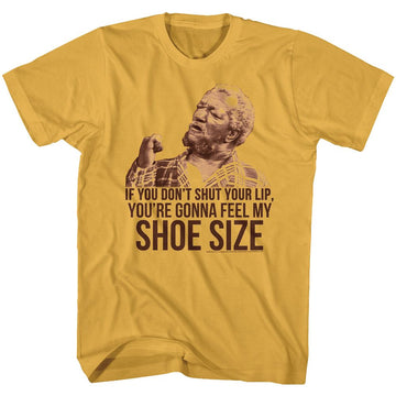 REDD FOXX SHOE SIZE S T-Shirt in Ginger