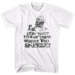 Redd Foxx Sneeze Adult T-Shirts