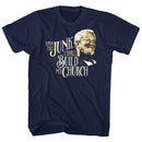 REDD FOXX JUNK CHURCH S T-Shirt in NAVY