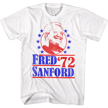 REDD FOXX VOTE FOR FRED S T-Shirt in White