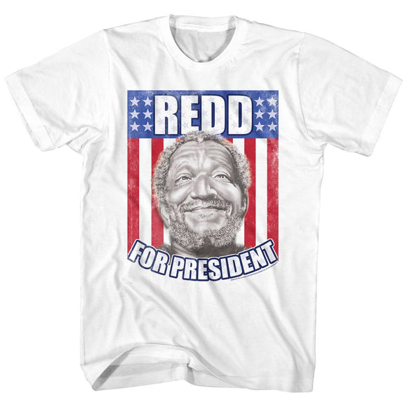 REDD FOXX FOXX FOR PRESIDENT S T-Shirt in White