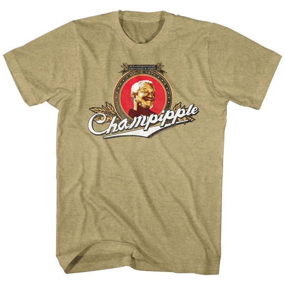 REDD FOXX CHAMPIPPLE S T-Shirt in Khaki Heather
