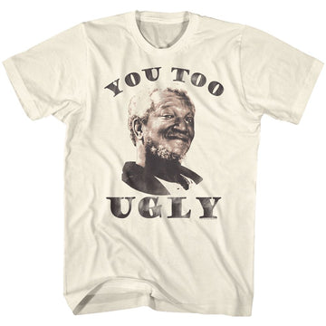 REDD FOXX YOU TOO UGLY S T-Shirt in Natural