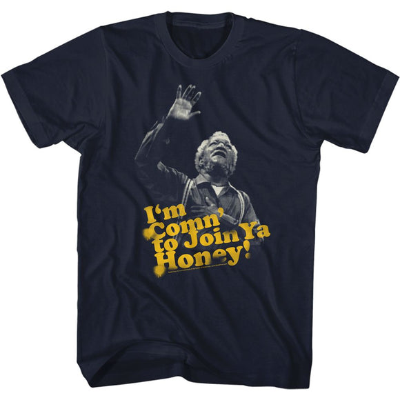 REDD FOXX COMN TO YA HONEY S T-Shirt in NAVY