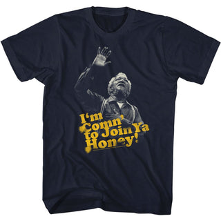 Redd Foxx Comn To Ya Honey Adult T-Shirts