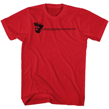 REDD FOXX RACKS S T-Shirt in RED
