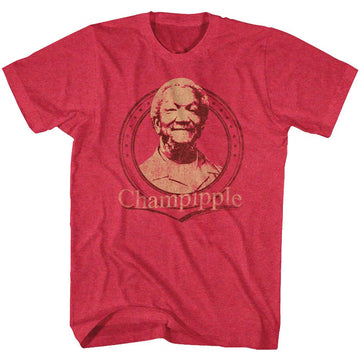 REDD FOXX CHAMPIPPLE S T-Shirt in RED Heather