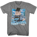 SANTA CLAUS IS COMING TO TOWN SANTA CLAUS GREETINGS FROM SOMBERTOWN S T-Shirt in Graphite Heather