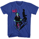 SAW BILLY ON TRICYCLE S T-Shirt in Royal