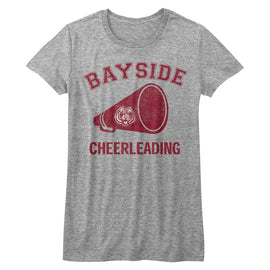 SAVED BY THE BELL CHEERLEADING LADIES S T-Shirt in Athletic Heather