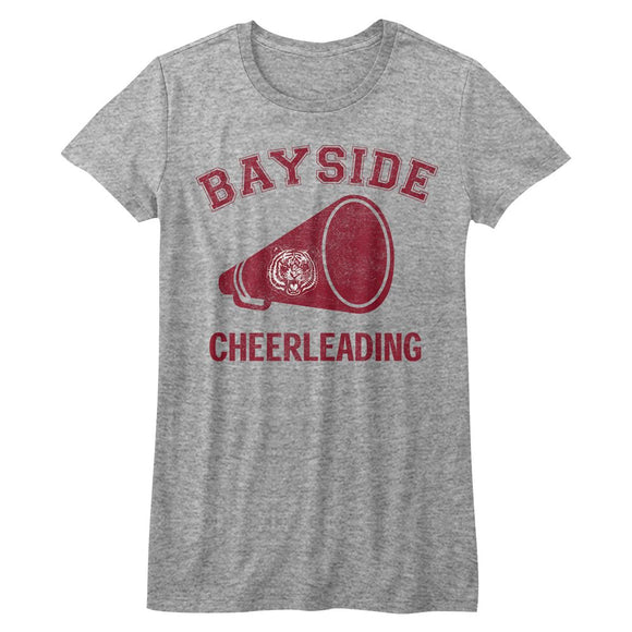 SAVED BY THE BELL CHEERLEADING LADIES S T-Shirt in Athletic Heather