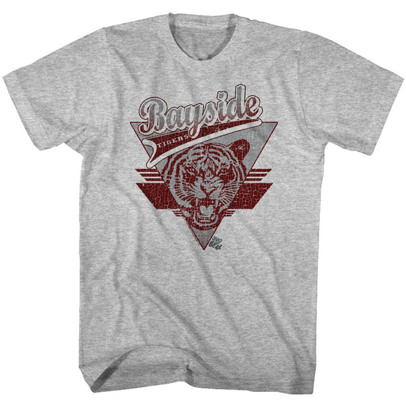 SAVED BY THE BELL TIGER PRIDE S T-Shirt in GRAY Heather