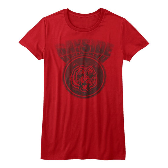 SAVED BY THE BELL SAVED LADIES S T-Shirt in RED