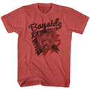 SAVED BY THE BELL SHARP TIGERS S T-Shirt in RED Heather