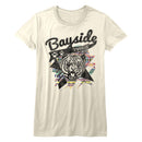 SAVED BY THE BELL AZTEC TIGERS LADIES S T-Shirt in Vintage White