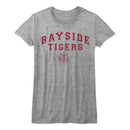 SAVED BY THE BELL BAYSIDE ARCH LADIES S T-Shirt in Athletic Heather