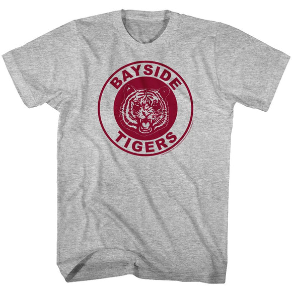 SAVED BY THE BELL BAYSIDE TIGERS S T-Shirt in GRAY Heather