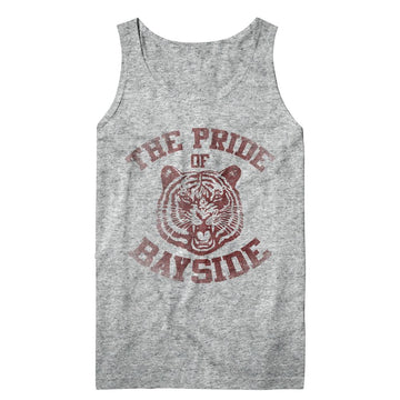 SAVED BY THE BELL BAYSIDE FADE S T-Shirt in GRAY Heather