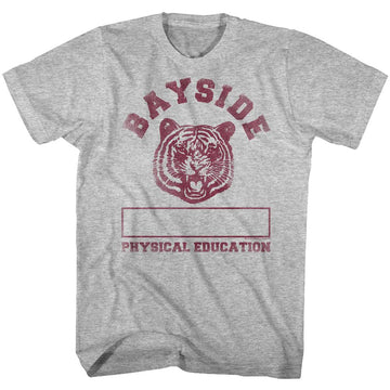 SAVED BY THE BELL PE S T-Shirt in GRAY Heather