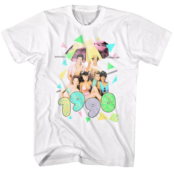 SAVED BY THE BELL PASTEL S T-Shirt in White