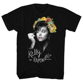 SAVED BY THE BELL FLOWER CROWN S T-Shirt in Black