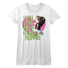 SAVED BY THE BELL ALWAYS LADIES S T-Shirt in White