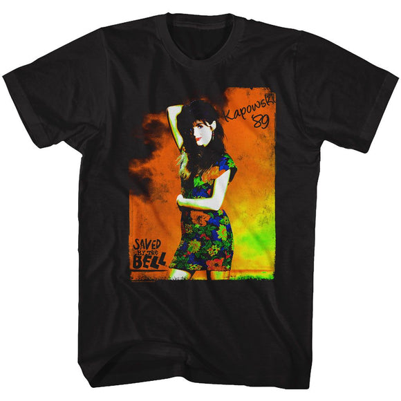 SAVED BY THE BELL KAPOWSKI S T-Shirt in Black