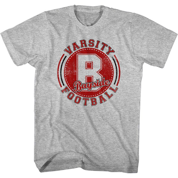 SAVED BY THE BELL VARSITY FOOTBALL S T-Shirt in GRAY Heather