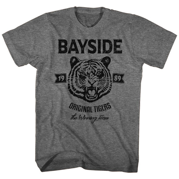 SAVED BY THE BELL ORIGINAL TIGERS S T-Shirt in Graphite Heather