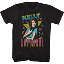 SAVED BY THE BELL KELLY TRIANGLES S T-Shirt in Black